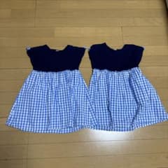 サイズ120 ワンピース　双子ワンピースのサムネイル