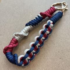 ハンドメイド パラコード ストラップ トリコロールのサムネイル