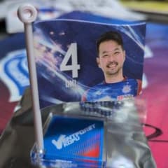 ヴァンフォーレ甲府　山本英臣選手　ブラインドガチャ　ミニフラッグキーホルダーのサムネイル