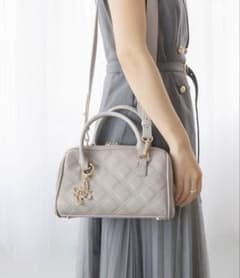 RANDA キルティング 2way ショルダーバッグ グレーのサムネイル