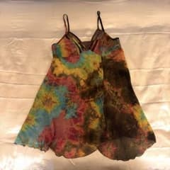 キャミ　ワンピース　タイダイ　着画有♩のサムネイル