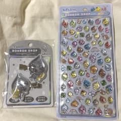 しずくちゃん ボンボンドロップシール＆どろろん 前髪クリップ セットのサムネイル