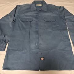 【3日間限定価格】USA製80s-90s Dickies ワークシャツ1/2 Lのサムネイル