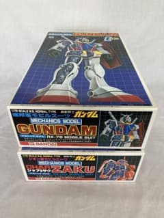 機動戦士ガンダム メカニックモデル ガンダム シャア専用ザク 全2種