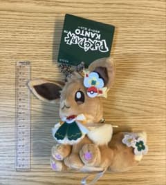 ポケパークカントー限定　イーブイ　ぬいぐるみャチャーム　カーニバル衣装のサムネイル