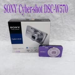 美品】SONY Cyber-shot DSC-W570 パープル - メルカリ