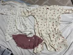ベビー服 3点セット ロンパース スタイ 50-60cmのサムネイル