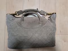 JAS-M.B. ジェスエムビー ヌバックレザー バッグ 3way グレージュ 