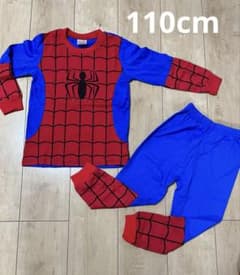 Brand new Spider-Man pajama set (top and bottom), long sleeves, cosplay, unisex, size 110cm
