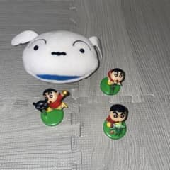 クレヨンしんちゃん シロ ぬいぐるみ フィギュア セットのサムネイル