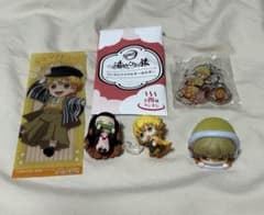 鬼滅の刃 禰津子&善逸グッズ5点セット　※傷み、汚れあり！説明文必読！