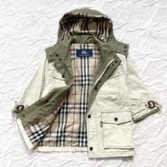 バーバリー ノバチェック ジャケット 120サイズ ベージュ 6Y アウター