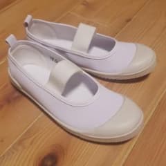 上履き　白　18cm　一回のみ使用のサムネイル