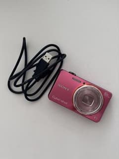 SONY Cyber-shot DSC-WX100 ピンク 本体 充電コード付 - メルカリ