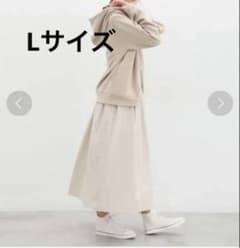 Honeys ロングギャザースカート ベージュ　Lのサムネイル