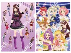 アイカツ！ クリアファイルコレクション ガチャ 紫吹蘭 STAR☆ANIS 2枚のサムネイル