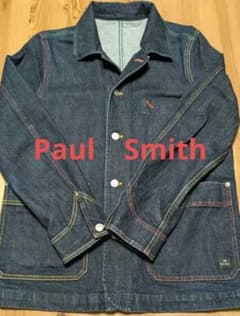 ポールスミスPaulSmith カバーオール インディゴデニム カラーステッチ