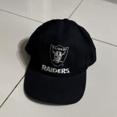 80s 90s raiders レイダースキャップ 当時モノ ブラック - メルカリ