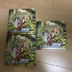 ポケモンカードゲーム スカーレットex 【BOX】　3boxのサムネイル