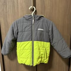 キッズ 中綿ジャケット リバーシブル フード付きのサムネイル