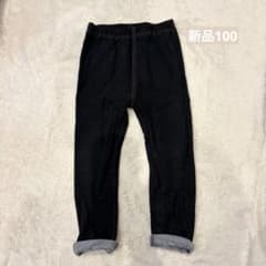 デニム風 ストレッチパンツ ネイビー　キッズのサムネイル