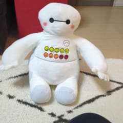 베이맥스 봉제인형 약 30cm 감정 버튼 포함