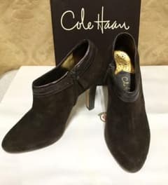 Cole Haan×Niki7B23.5ブーティブーツヌバックレザーのサムネイル