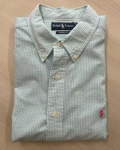 Ralph Lauren 半袖シャツ シアサッカー XLのサムネイル