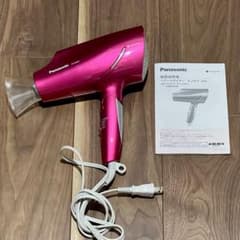 Panasonicパナソニックナノケアヘアドライヤー EH-NA97ピンク取説付