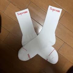 Supreme ソックス ホワイト レッドロゴのサムネイル