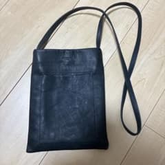 Butler Verner Sails レザーショルダーバッグ ブラックのサムネイル
