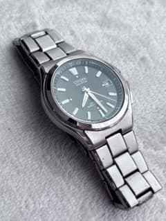 稼働品・美品】CITIZEN ATTESA H110-T011331黒文字盤 - メルカリ