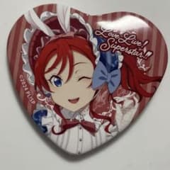 米女メイ Liella! ハート形缶バッジ カラ鉄 - メルカリ