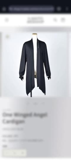 定価の5千円引★h.NAOTO One Winged AngelCardigan 定価の5千円引☆h.NAOTO One Winged AngelCardigan - メルカリ
