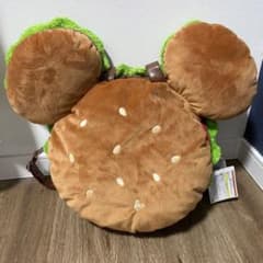 新品未使用タグ付き ディズニーハンバーガー リュックバッグトート 新品未使用タグ付き ミッキー ディズニー ハンバーガー リュック