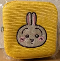 新品タグ付き★ちいかわ カラビナつき 刺繍 スクエアミニポーチ うさぎのサムネイル