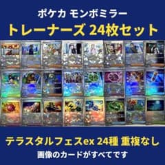 テラスタルフェスex モンスターボールミラー トレーナーズ 24種 重複
