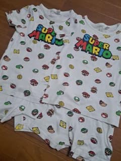 H&M　110 116 パジャマ　マリオ　2枚組のサムネイル