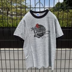 80s 企業モノ USA製 COORS クアーズ リンガーネックT 霜降りグレー 