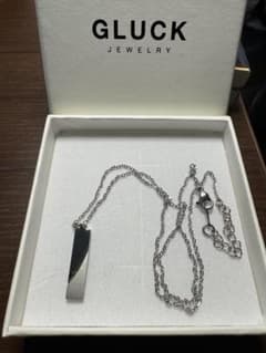 GLUCK Plate Necklace SND シルバー サージカルステンレスのサムネイル