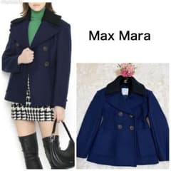 2023年モデル☆スポーツマックス ピーコート 2way 女優襟 リブニット