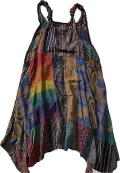 Asianfashion パッチワーク ノースリーブのサムネイル