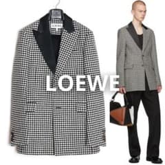 LOEWE 19AW 国内正規品 ツイード2Bタキシードジャケット 48 美品 
