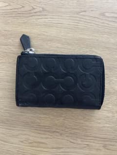 COACH シグネチャー コインケース ブラックのサムネイル