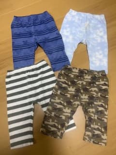ユニクロ レギンス パンツ キッズ 4枚 まとめ売り 7分丈のサムネイル