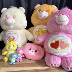 平成レトロ ケアベア カラフル ぬいぐるみセット - メルカリ