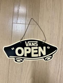 VANS オープン・クローズド サインボード & ステッカー ホットロッド