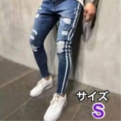 メンズ ダメージジーンズ スキニーのサムネイル