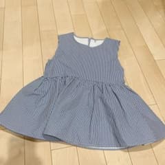 未使用　coca ストライプノースリーブトップス