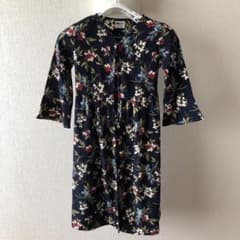 花柄のロングカーディガン。110cmのサムネイル